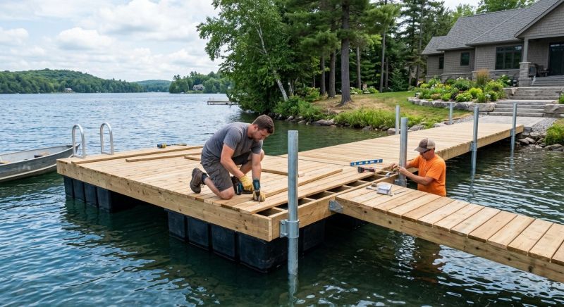 Water Dock Installation in Kansas City, KS