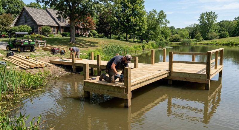 Boat Dock Installation in Olathe, KS