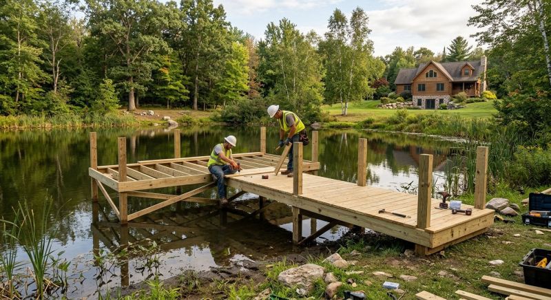 Water Dock Installation in Overland Park, KS